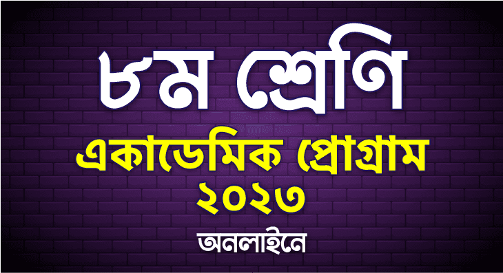 Class 8 Academic Online Program 2023